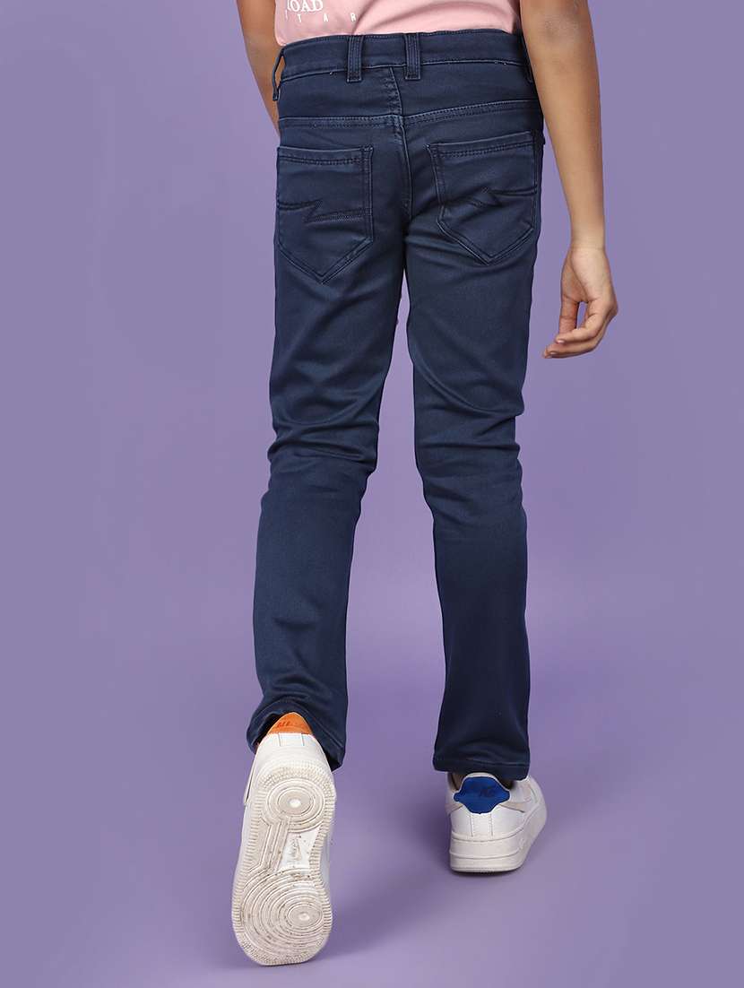 boys solid mid rise slim fit jean - 20948715 -  Standard Image - 3
