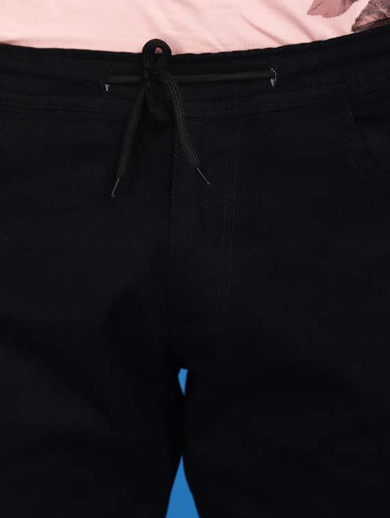 men solid mid rise full length jogger - 20948765 -  Standard Image - 3