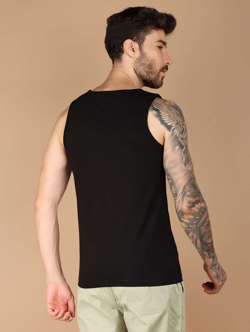 men round neck sleeveless vest - 20948768 -  Standard Image - 3