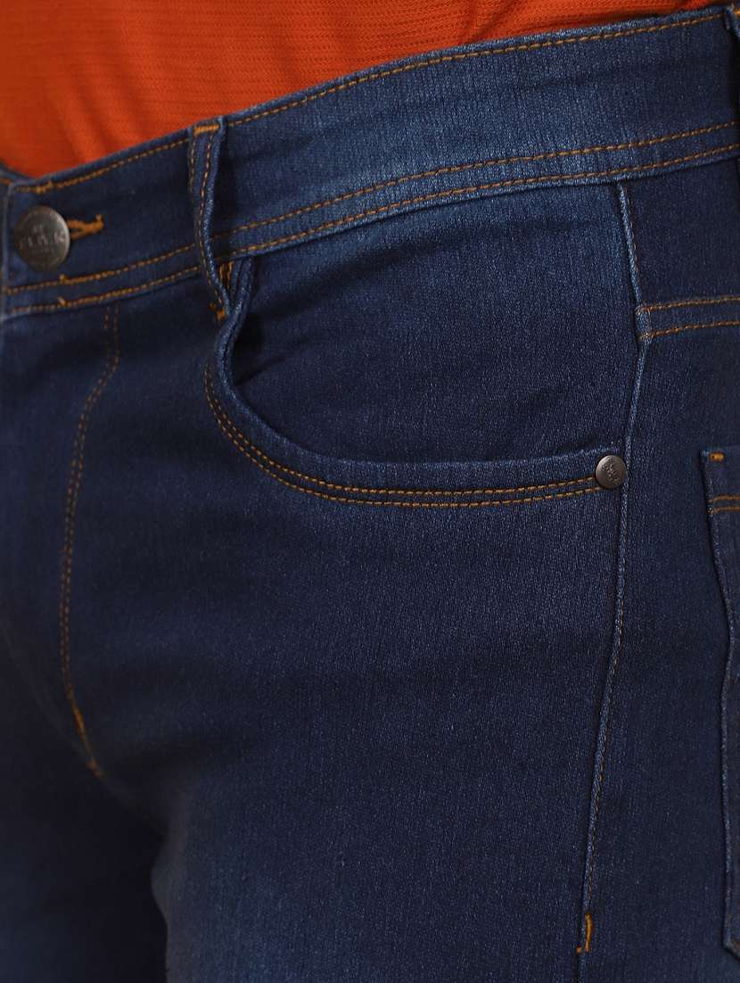 men mid rise washed denim jeans - 20948775 -  Standard Image - 3