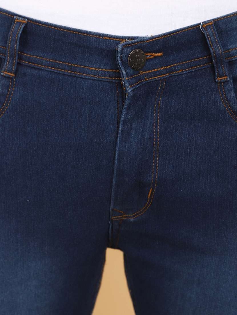 men mid rise washed denim jeans - 20948777 -  Standard Image - 3