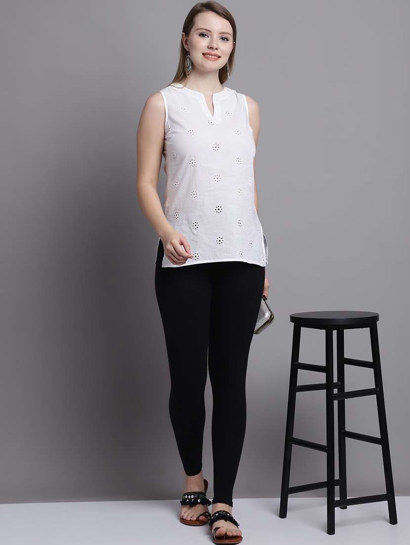 pack of 2 solid cotton leggings - 20950991 -  Standard Image - 5