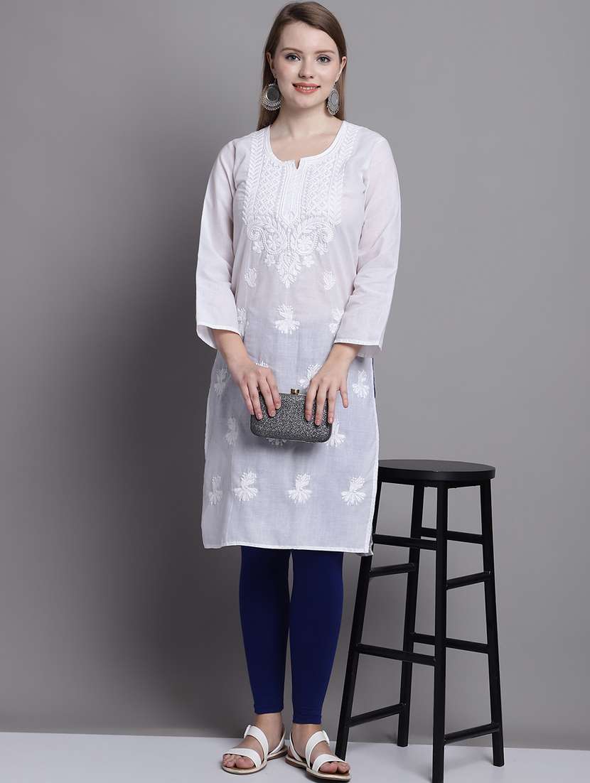 women multicolored solid set of 2 ankle length legging - 20951034 -  Standard Image - 5