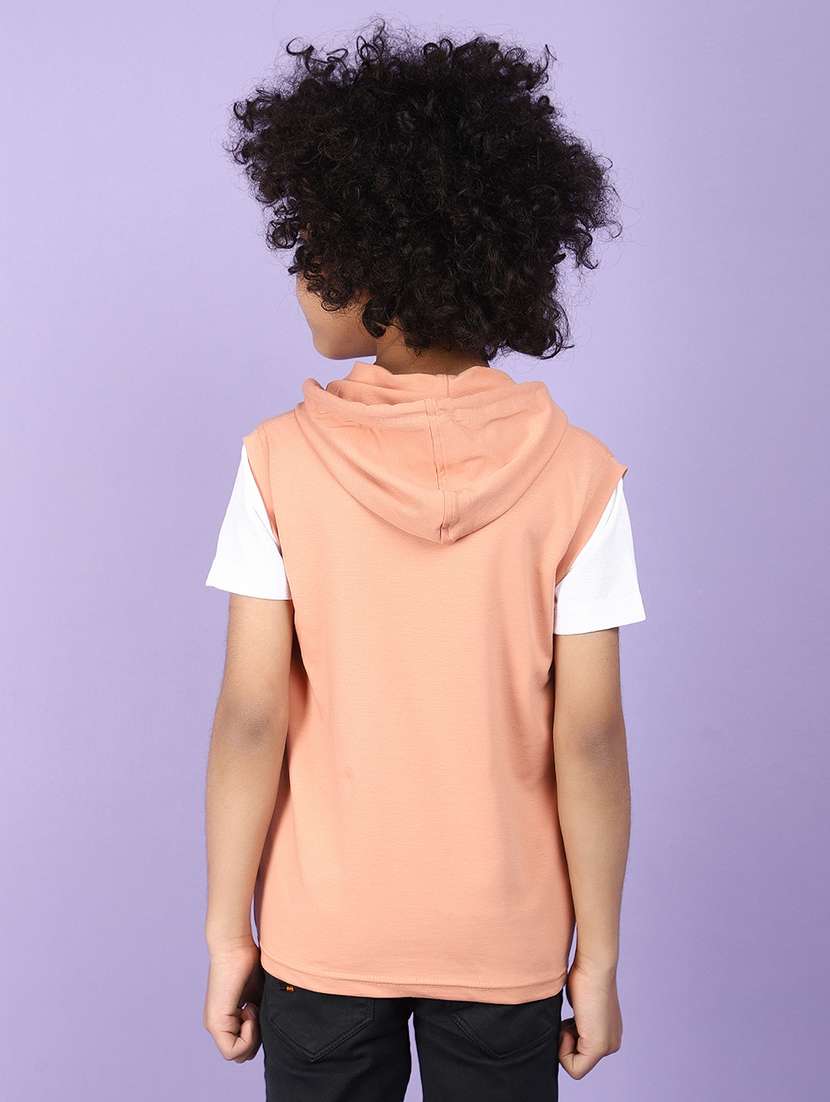 boys hooded graphic regular t-shirt - 20951169 -  Standard Image - 3