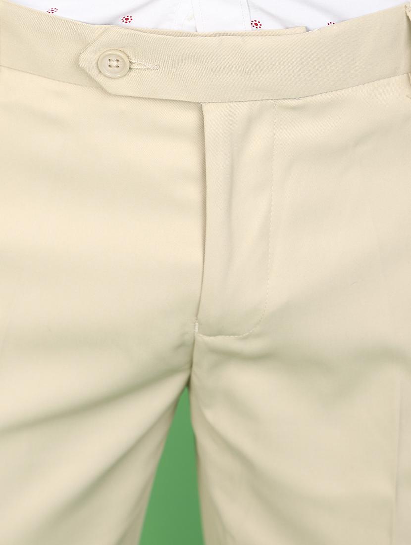 men solid slim fit formal trouser - 20951190 - Standard Image - 5