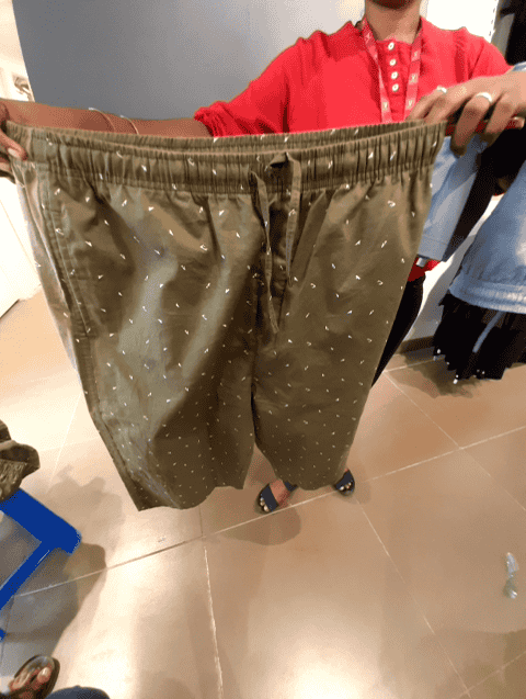 olive poplin shorts - 20951202 - Standard Image - 0