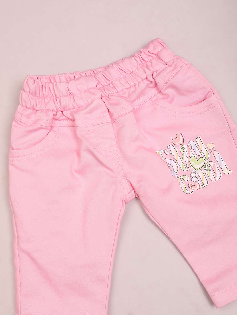 girls blue printed capri set - 20951221 -  Standard Image - 3