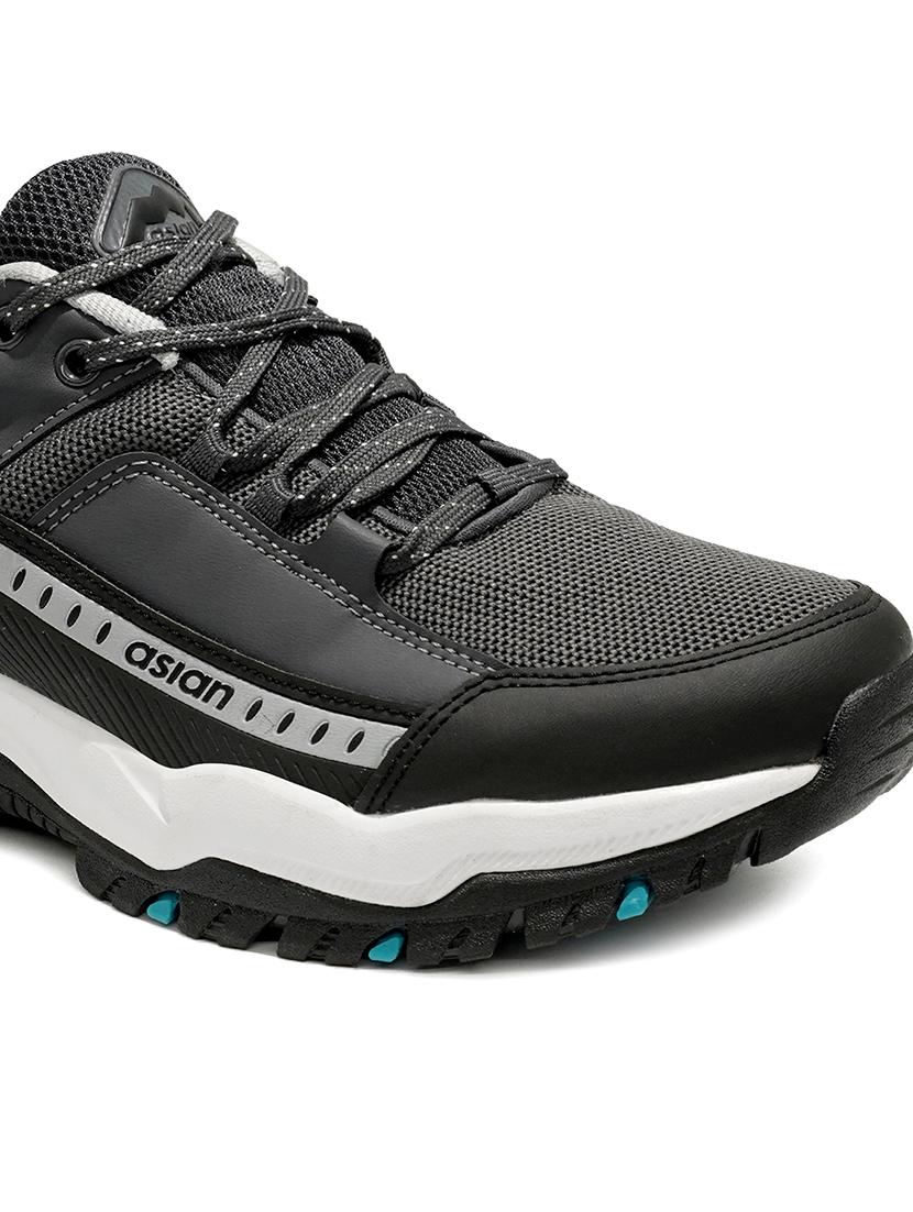 grey lace up sport shoe - 20951405 - Standard Image - 5
