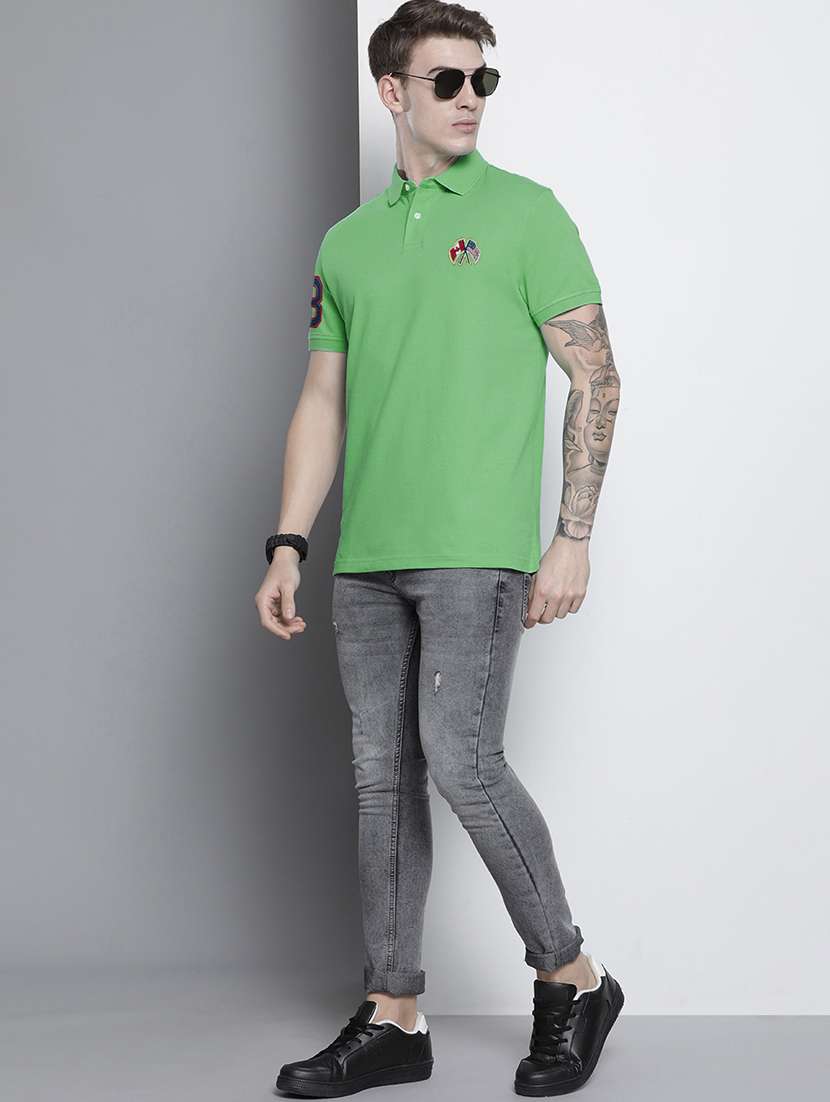 neo mint cotton blend plain tshirt - 20952064 -  Standard Image - 3