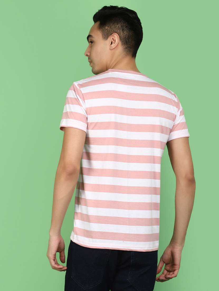 men striped short sleeves t-shirt - 20957404 -  Standard Image - 3