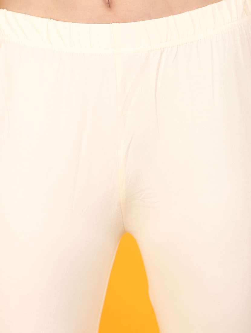 women solid full length legging - 20957452 -  Standard Image - 5