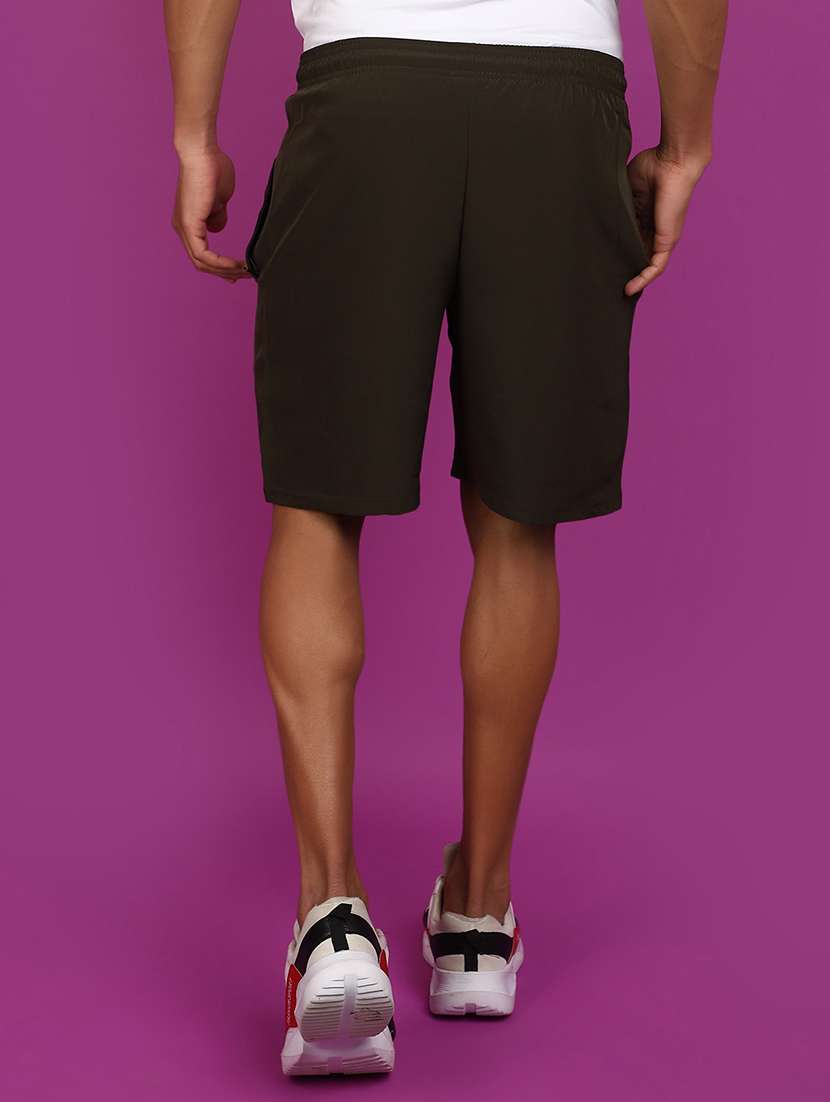 men cotton solids shorts - 20957460 -  Standard Image - 3