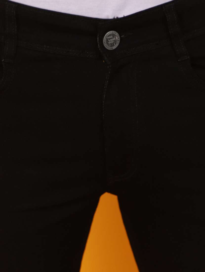 men mid rise plain denim jeans - 20957521 -  Standard Image - 3