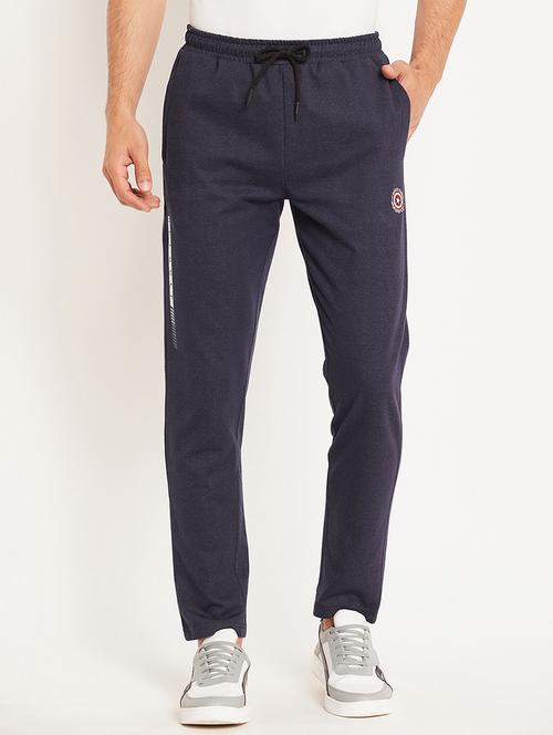 men solid full length track pant - 20957935 - Standard Image - 0