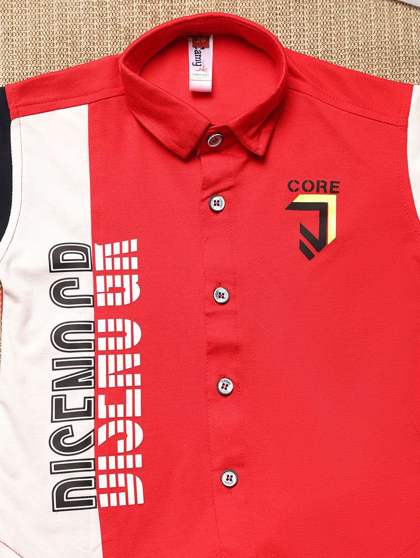 boys short sleeve printed shorts set - 20958732 -  Standard Image - 3