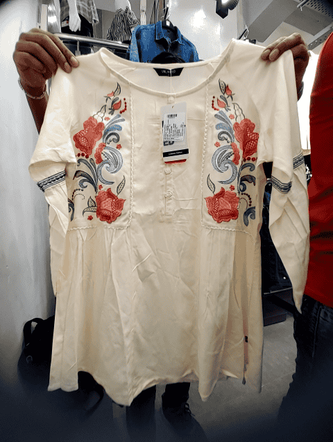 off white rayon kurti - 20958744 - Standard Image - 0