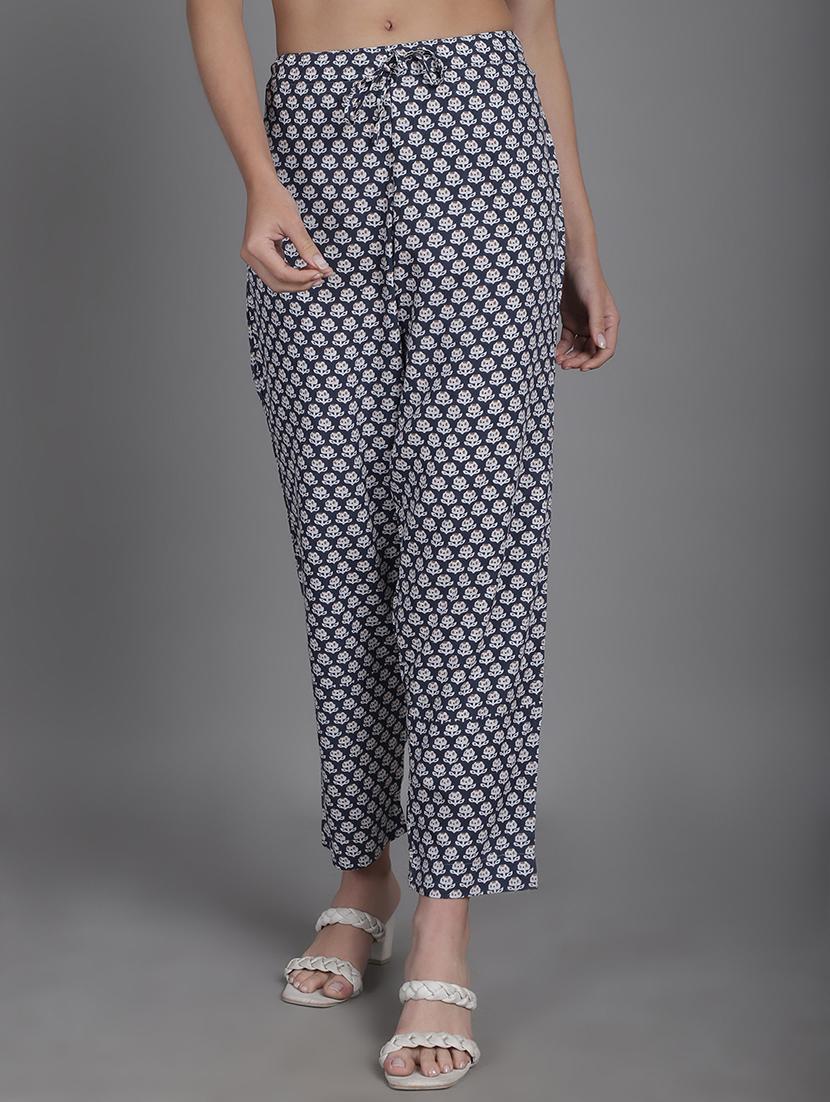 women printed wide leg pants - 20960248 - Zoom Image - 0