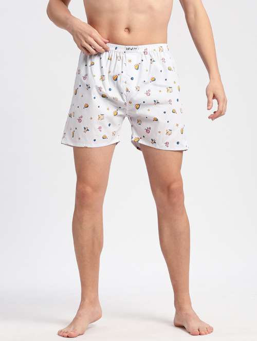 men white printed boxer - 20960513 -  Standard Image - 0