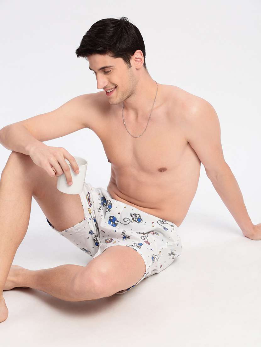 men white printed boxer - 20960514 -  Standard Image - 5