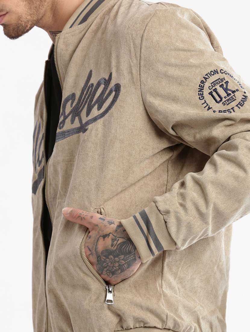 men long sleeve self-designed casual jacket - 20960556 -  Standard Image - 5
