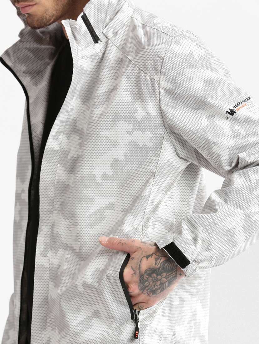 men long sleeve camouflage casual jacket - 20960574 -  Standard Image - 5