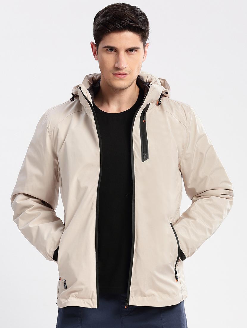 men long sleeved solid casual jacket