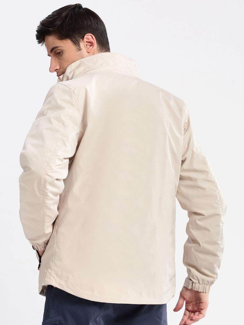 men long sleeve solid puffer jacket - 20960579 -  Standard Image - 3