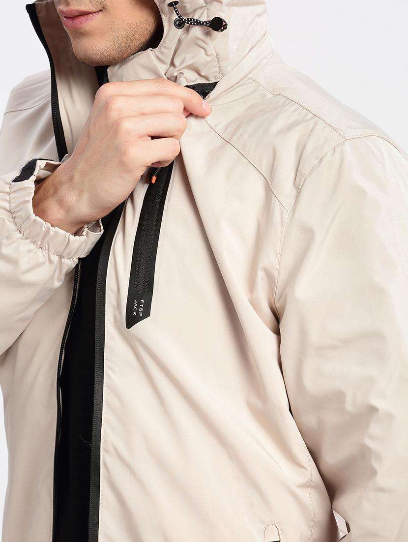 men long sleeve solid puffer jacket - 20960579 -  Standard Image - 5