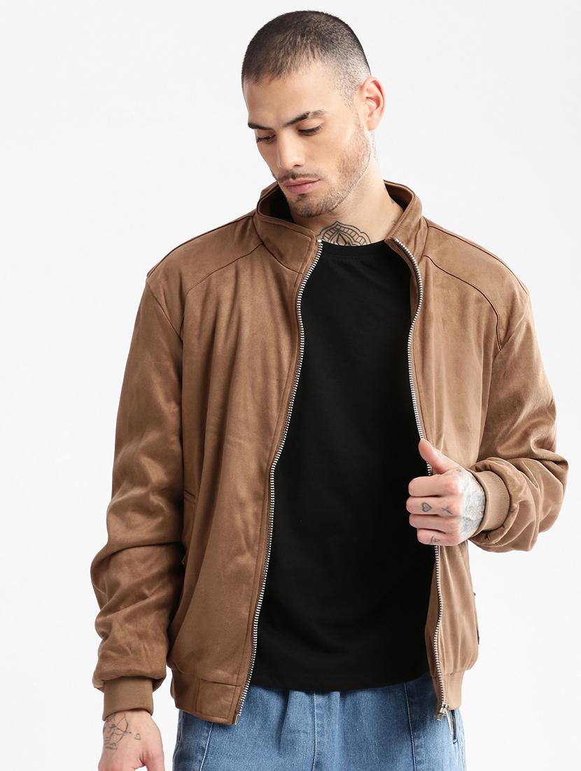 men long sleeve solid casual jacket - 20960587 - Zoom Image - 0