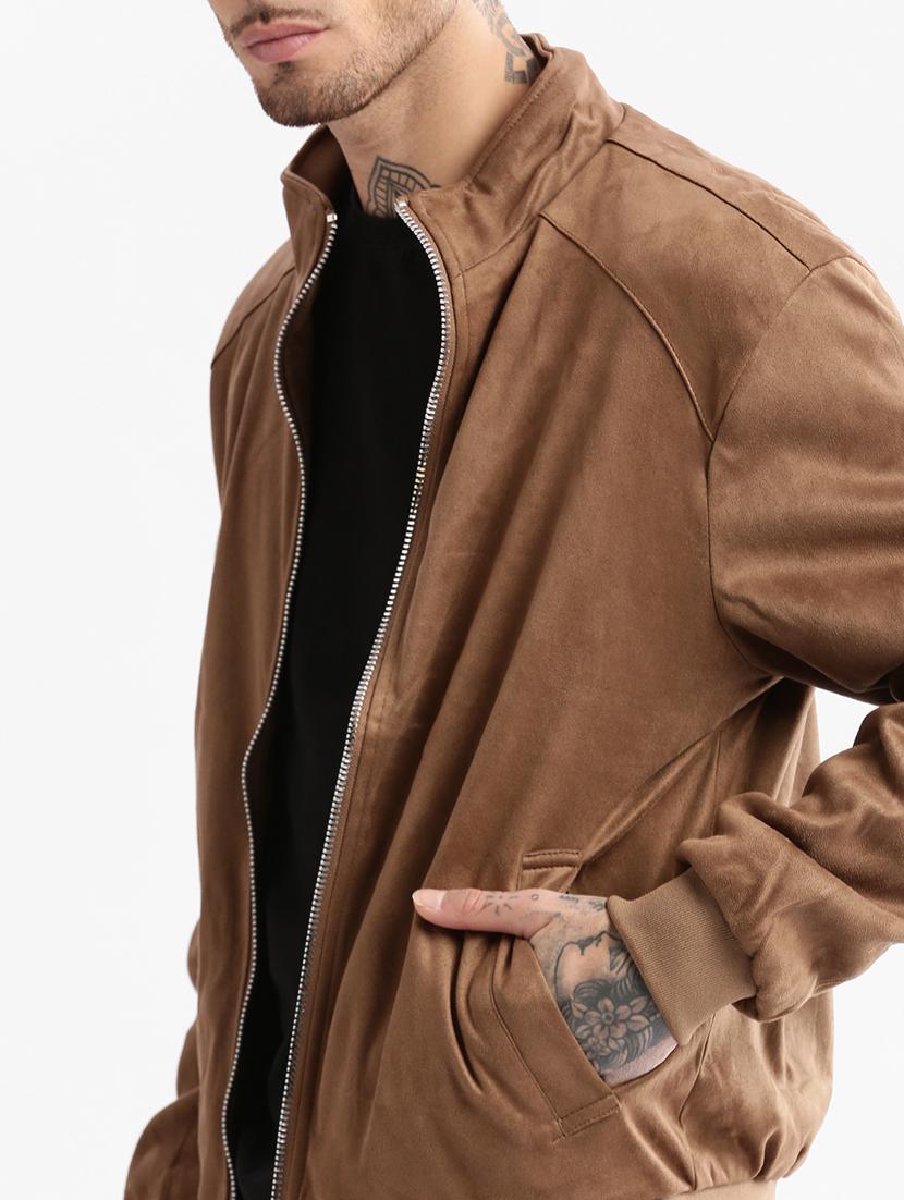 men long sleeve solid casual jacket - 20960587 - Standard Image - 5