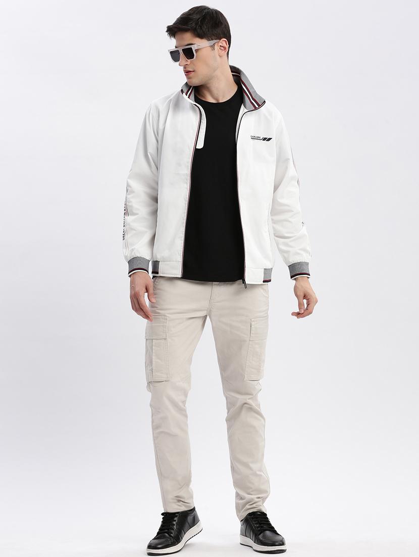men long sleeve solid casual jacket - 20960623 - Standard Image - 3