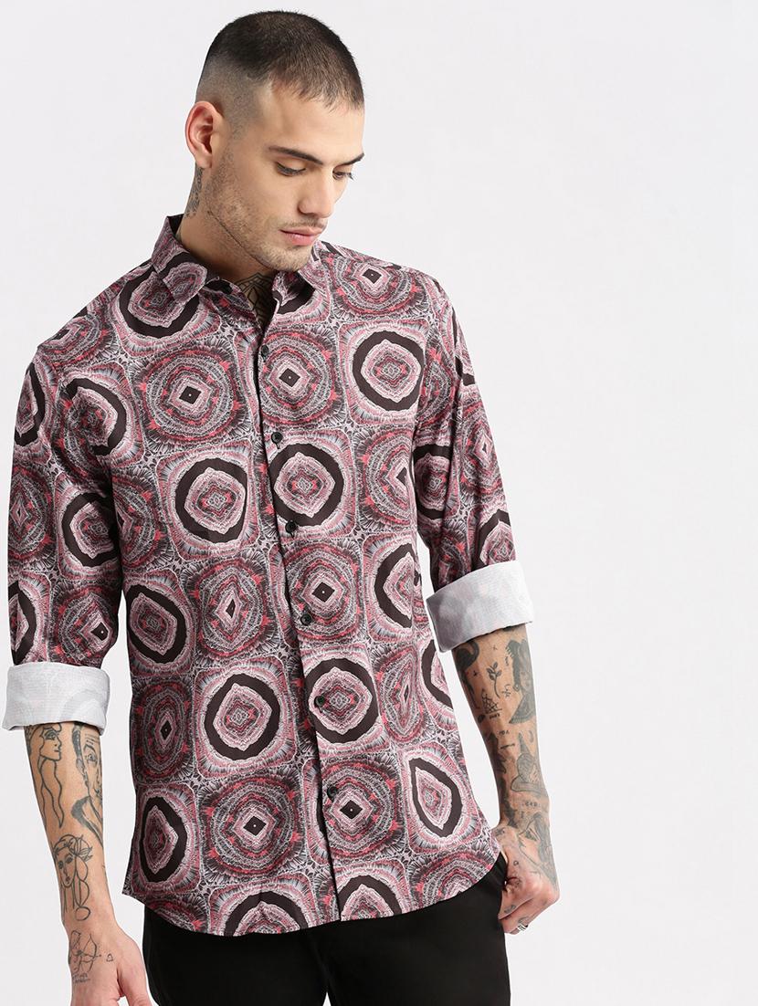men collared long sleeve casual shirt - 20960756 - Standard Image - 5