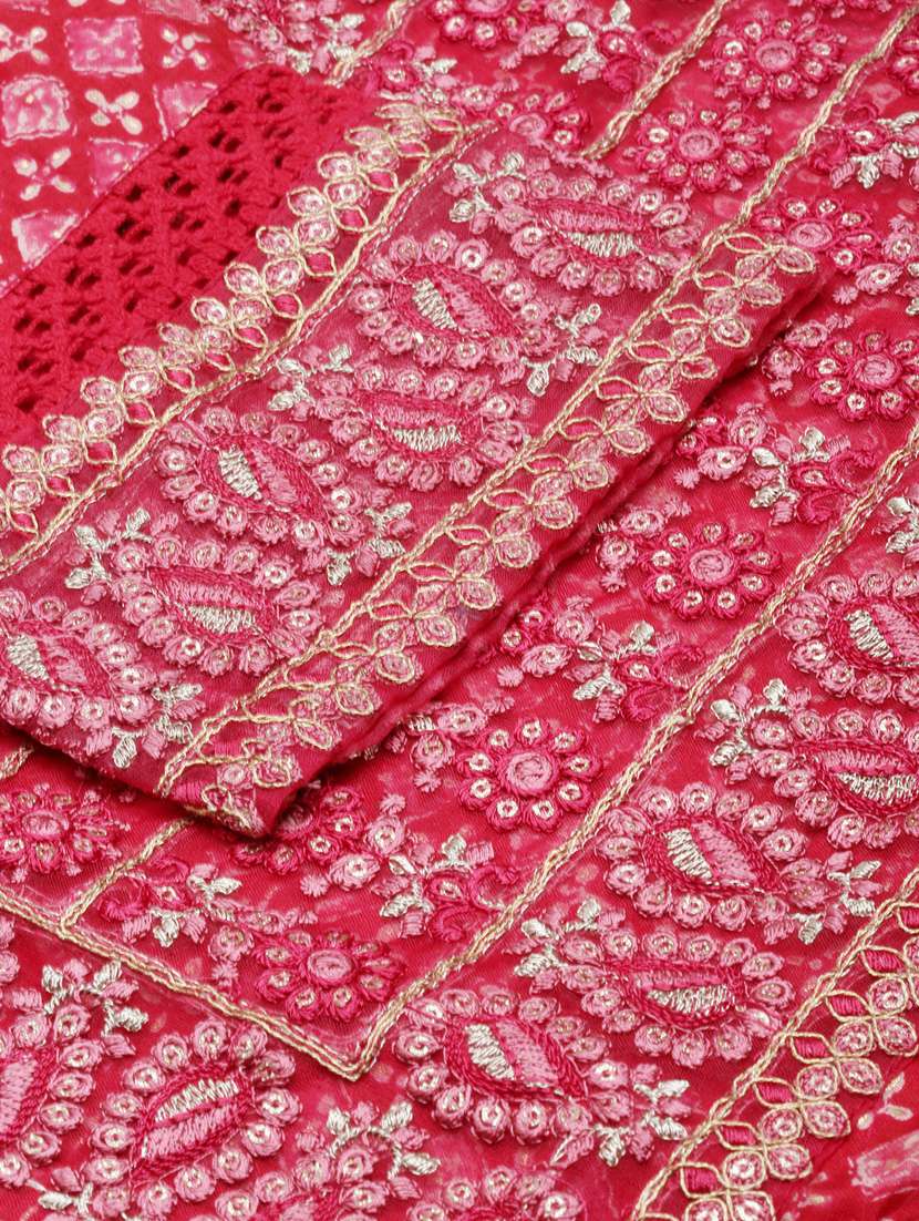 women pink printed kurta salwar set with dupatta - 20961076 -  Standard Image - 8