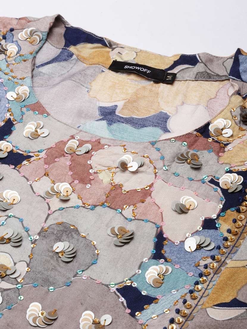 women floral round neck kurta pant set with dupatta - 20961146 -  Standard Image - 8