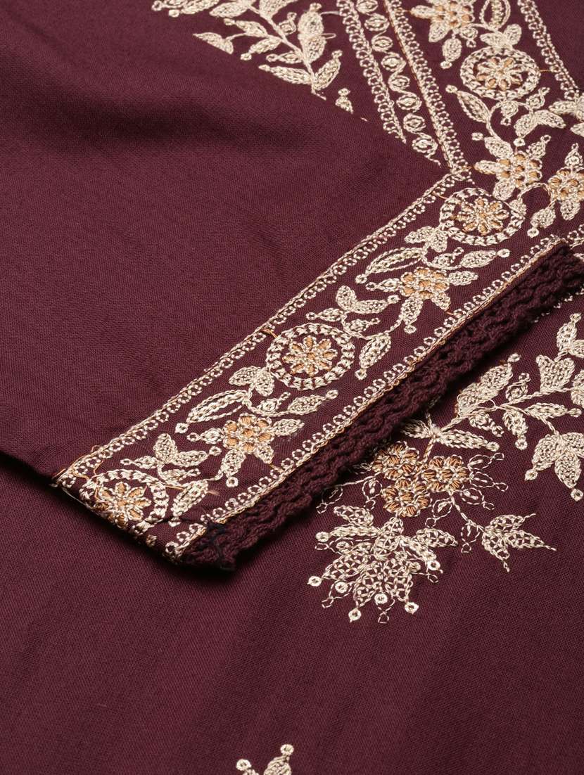 women embroidered three quarter sleeve kurta salwar set - 20961151 -  Standard Image - 8