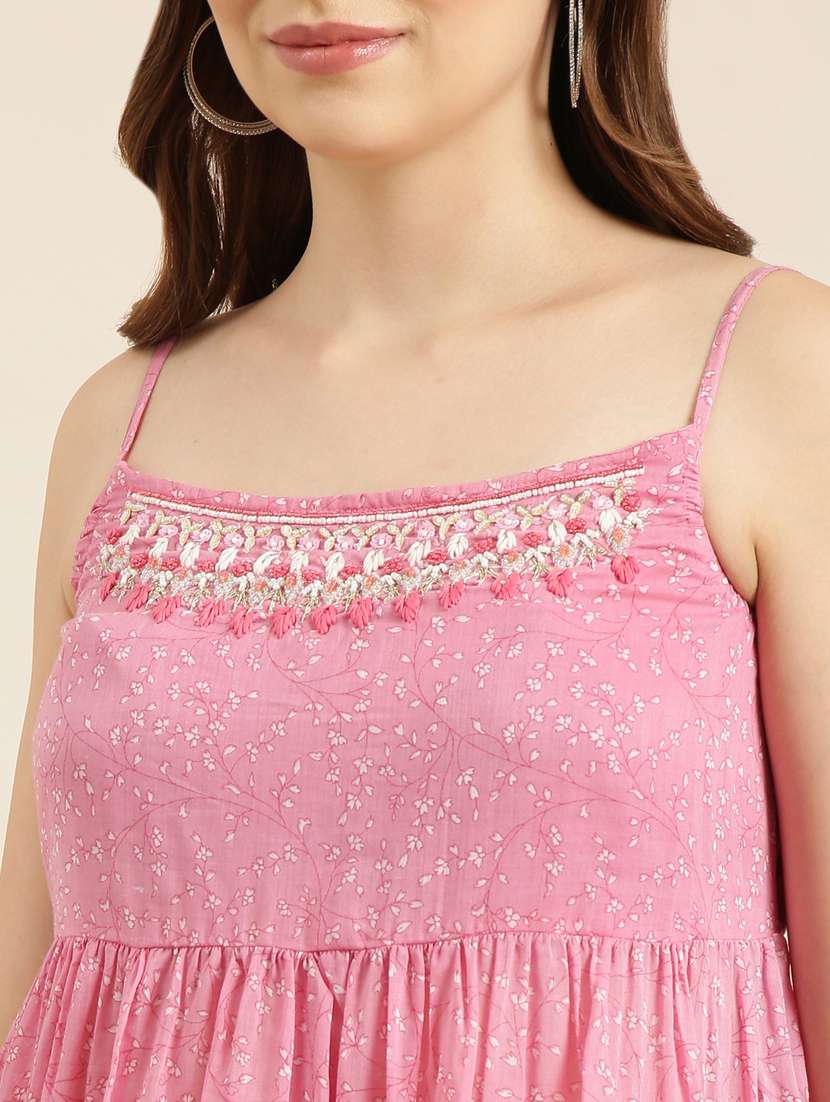 women floral printed kurta sharara set with dupatta - 20961162 -  Standard Image - 5