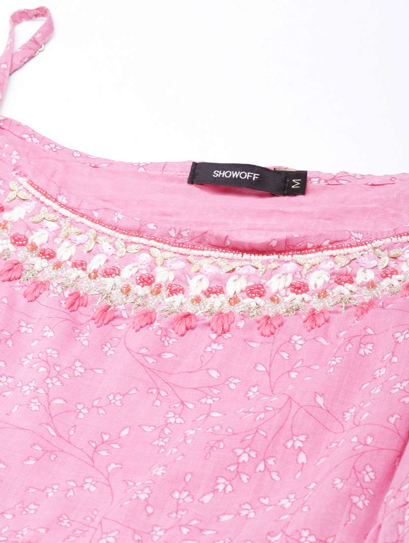 women floral printed kurta sharara set with dupatta - 20961162 -  Standard Image - 8