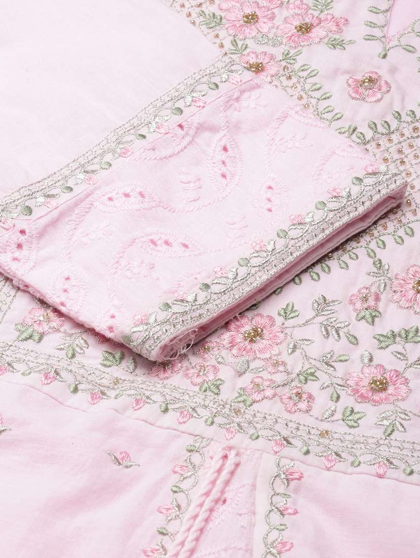 women embroidered kurta pant set with duptata - 20961187 -  Standard Image - 8