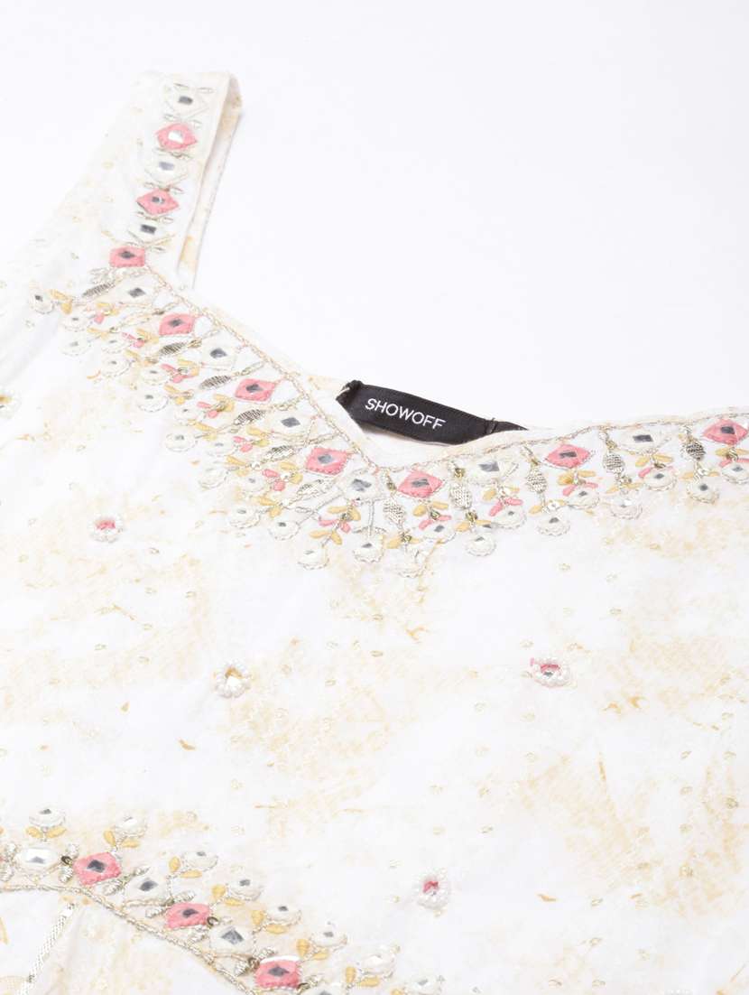 women printed kurta sharara set with dupatta - 20961207 -  Standard Image - 8