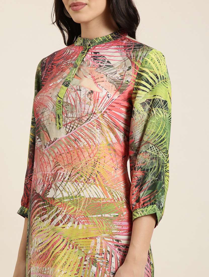 women multi color printed kurta salwar set - 20961237 -  Standard Image - 5