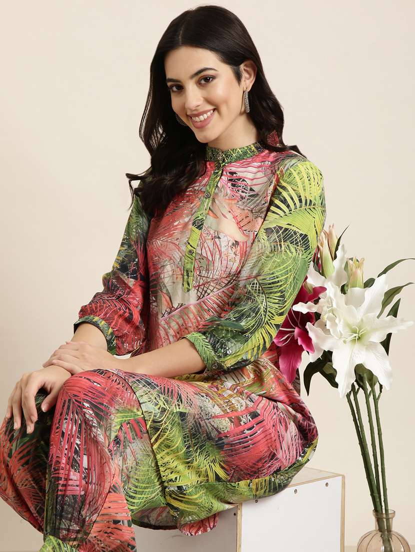 women multi color printed kurta salwar set - 20961237 -  Standard Image - 8