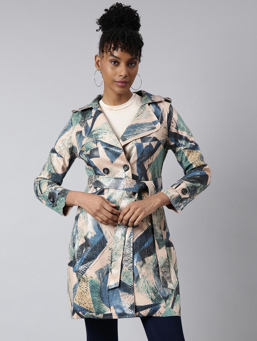 women multicolored printed regular jacket - 20961263 - Zoom Image - 0