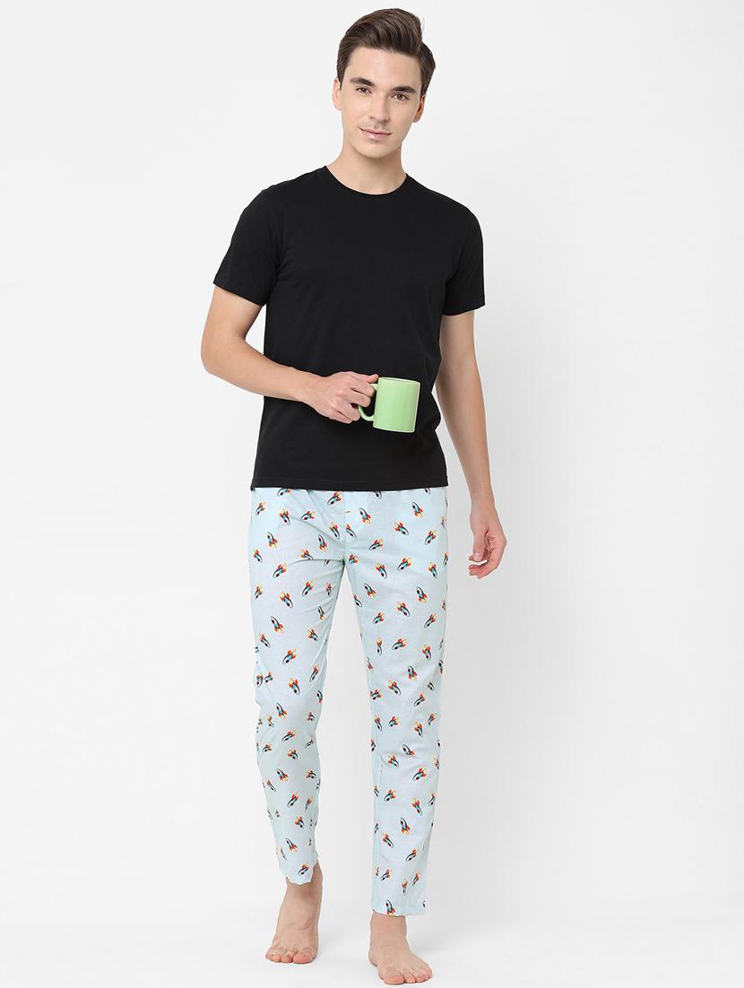 men mid rise cotton pyjama - 20961667 - Standard Image - 3