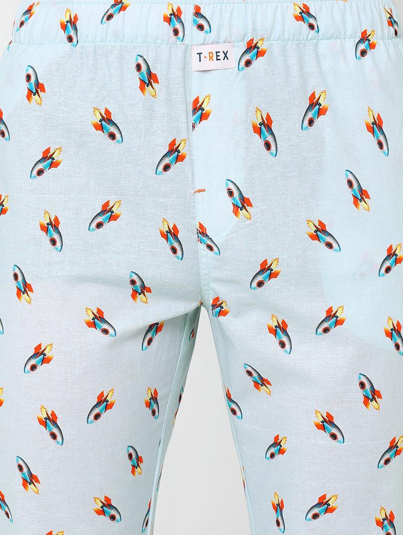 men mid rise cotton pyjama - 20961667 - Standard Image - 5