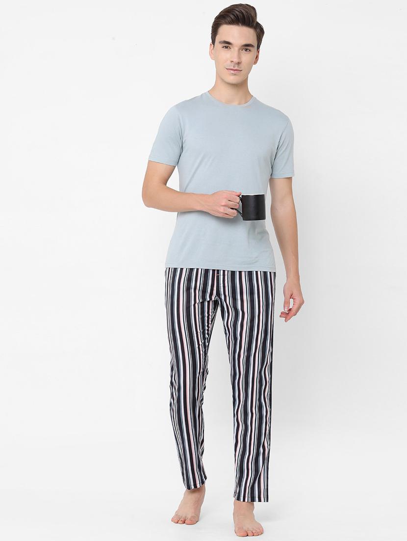 men mid rise cotton pyjama - 20961668 - Standard Image - 3