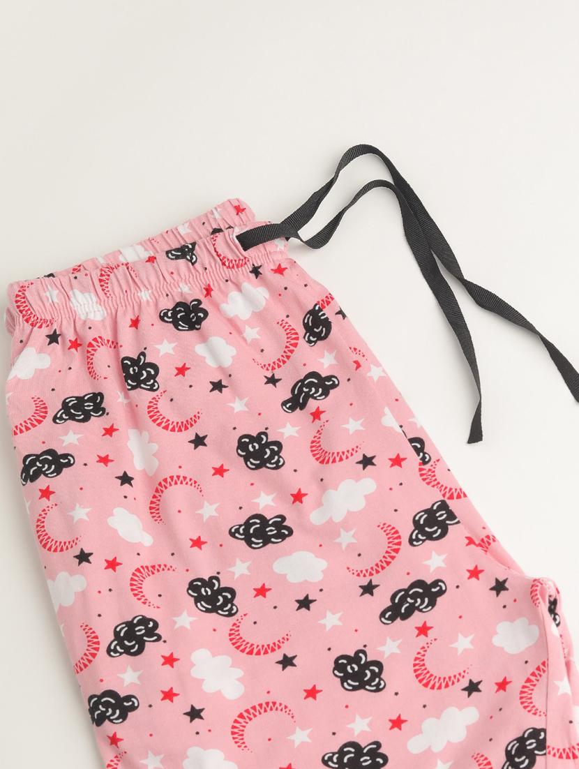women quirky print shorts nightwear set - 20961830 - Standard Image - 3