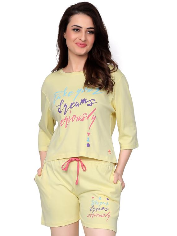 women nightwear shorts set - 20961845 -  Zoom Image - 0