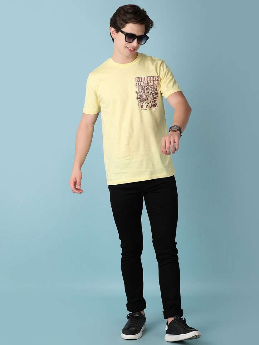 men back print short sleeve t-shirt - 20962342 -  Standard Image - 3