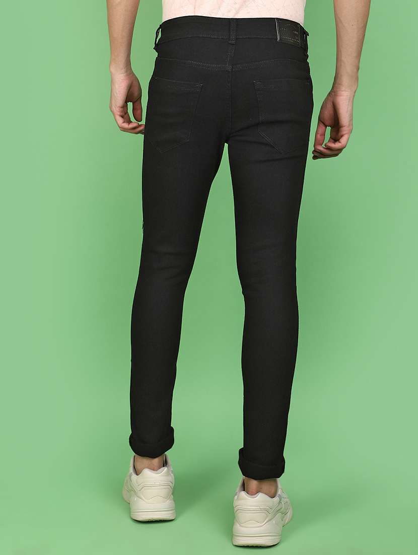 men mid rise plain jeans - 20962443 -  Standard Image - 3