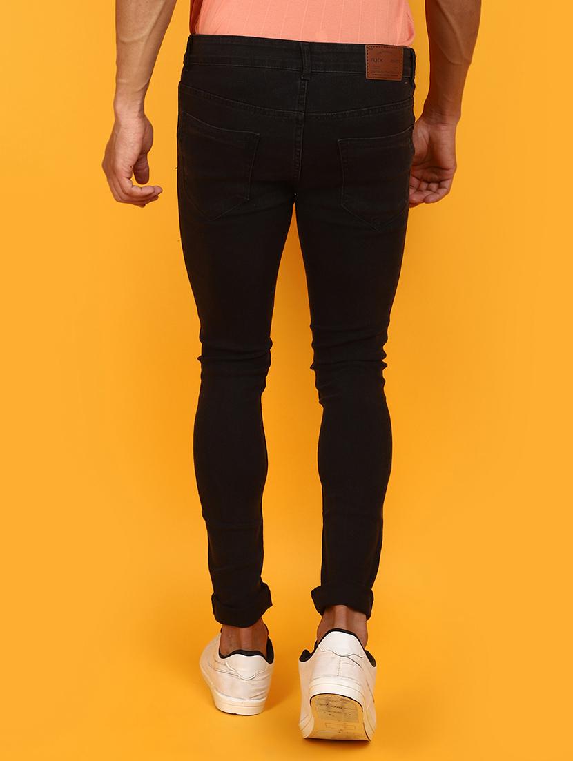 men mid rise plain denim jeans - 20962444 - Standard Image - 3